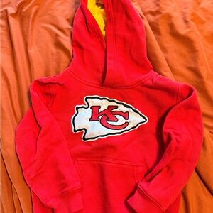 NFL Kids Red Hoodie with Team Logo